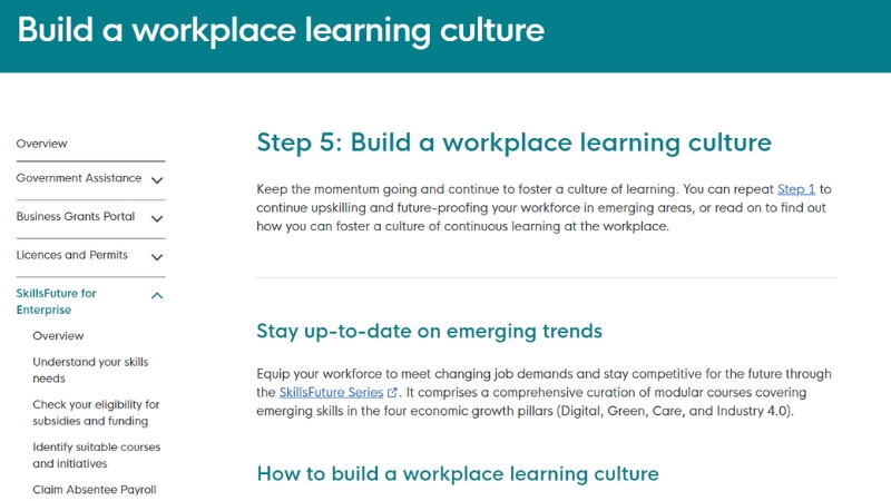 build a culture of learning in the workplace